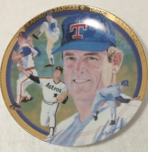 HAMILTON COLLECTION 1993 NOLAN RYAN signed,numbered#691B LTD collector's plate - Picture 1 of 6