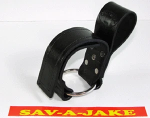 Firefighter Leather Halligan Holster Sav-A-Jake - 3" Ring Made in USA - Picture 1 of 6