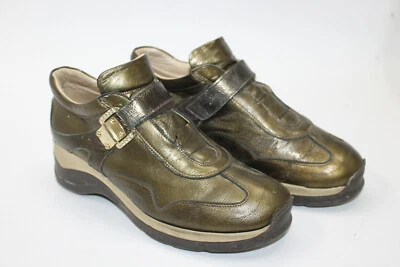 Zapatos mujer CESARE PACIOTTI talla 6.5 Europa 37 cuero verde S7755 Foto 1 de 4