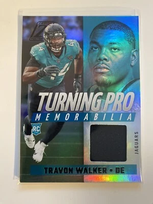 2022 Panini Zenith Football Travon Walker RC Turning Pro Memorabilia #TPM-20 - Image 1 of 2
