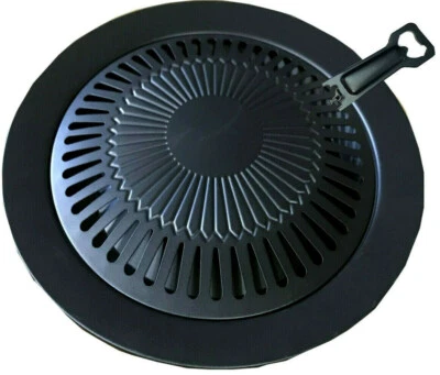 Grillplatte für Gaskocher Campingkocher Grillrost Grillaufsatz Campinggrill BBQ - Bild 1 von 2