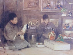 Japan JAPANESE TOY SHOP WORKERS Original 1901 Colour Print by Mortimer Menpes - Picture 1 of 2