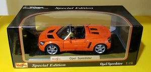 Maisto 1:18 Opel Speedster Diecast Car - Orange - Picture 1 of 1