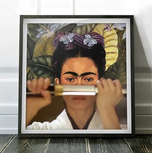 Kill Bill's O-Ren Ishii & Frida Kahlo - Print Poster Canvas Artwork - Picture 1 of 4