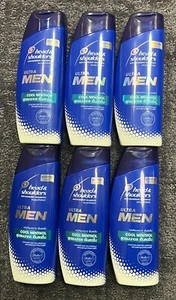 Lot of 9 Head & Shoulders Anti Dandruff Shampoo Ultra Men Cool Menthol 170 ml - Picture 1 of 4