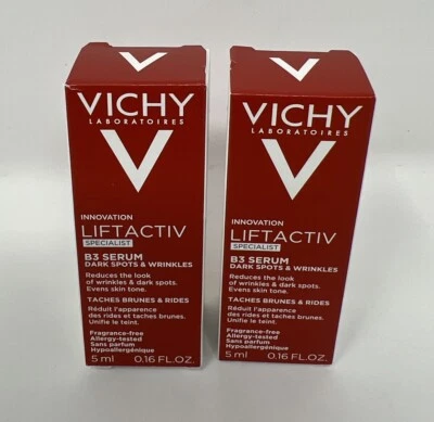 2 sueros VICHY LiftActiv Specialist vitamina B3 manchas oscuras y arrugas .16 oz/J240 Foto 1 de 4