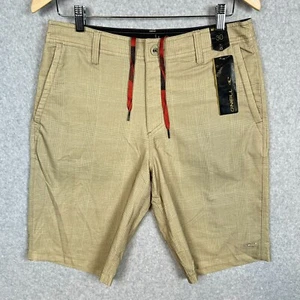 O'Neill Insider Hybrid 21" Shorts Mens 30 Beige Relaxed Stretch Drawstring NWT b - Picture 1 of 14