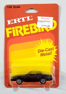 Réplica de coche Pontiac vintage Ertl escala 1/64 Firebird fundido a presión 1577 b - Imagen 1 de 6