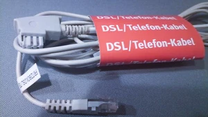 ⚡ Original AVM Fritz!box Fritzbox DSL/Câble téléphonique RJ45/TAE 4m ⚡ - Photo 1/2