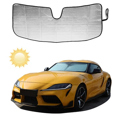 Custom Fit For 2020-2024 GR Supra Windshield Sun shade Interior UV Protection - Image 1 of 4