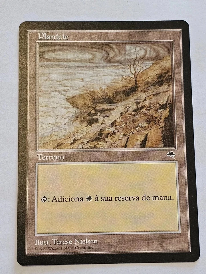 Plains (V.2)●TEMPEST●MTG●1997●PORTUGUESE●BASIC LAND●NEAR MINT●18011 - Image 1 of 1