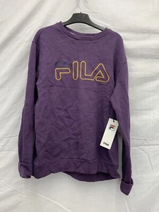 Suéter Fila Purple Basil Crew - Pequeño Nuevo con Etiquetas - Imagen 1 de 8