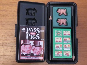 Vintage 1984 MB Games Pass the Pigs Complete original Pigs Score pad 2 pencils - Picture 1 of 16