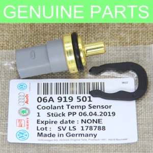 2 pins Coolant Temperature Sensor & O-Ring Fits Volkswagen VW Audi 06A 919 501A - Picture 1 of 13