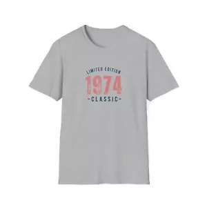 Shirt 50. Geburtstag, 1974 Unisex Softstyle T-Shirt - Bild 1 von 25