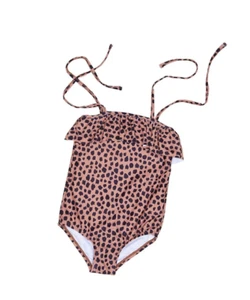 Huxbaby Kids Terracotta Leopard Swimsuit Size 5 L69506 - Picture 1 of 3