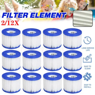 2-12X For Bestway Lazy Lay-Z-Spa Filters VI Cartridge Hot Tub Spa Swimming pool - Image 1 of 4