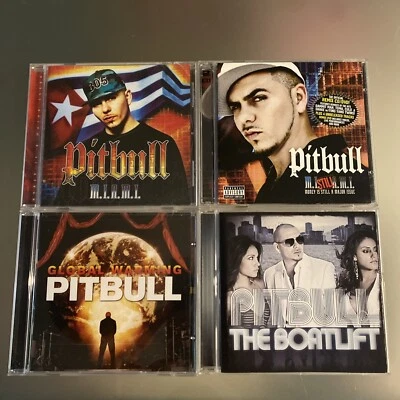 Pitbull 4 ЛОТ: M.I.A.M.I. [Чистый], деньги (только DVD), Boatlift, глобальное предупреждение VG - Изображение 1 из 4