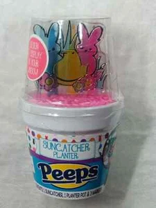 Peeps Easter Suncatcher Planter with Markers #95542 New - Picture 1 of 4