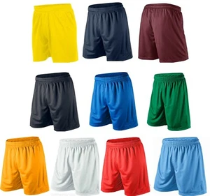 Mens Football Shorts Jogging Running Gym Sports Breathable Fitness  - Picture 1 of 11