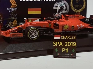 Pitboard 1:43/1:18 (Pizarra F1) / Charles Leclerc (Ferrari) 2019 / SPA 2019 P1 - Imagen 1 de 7