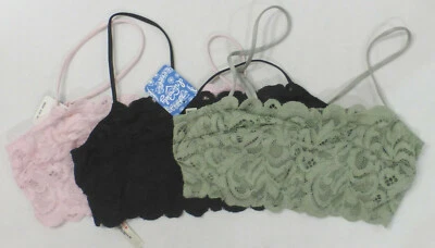 FREE PEOPLE "Reese" Spaghetti Strap Lace Bralette 9654, Various, NWT - Image 1 of 4