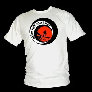 Blue Ray surfers 8 ball vintage style - surfing & beach T-shirt mens all sizes - Picture 1 of 12