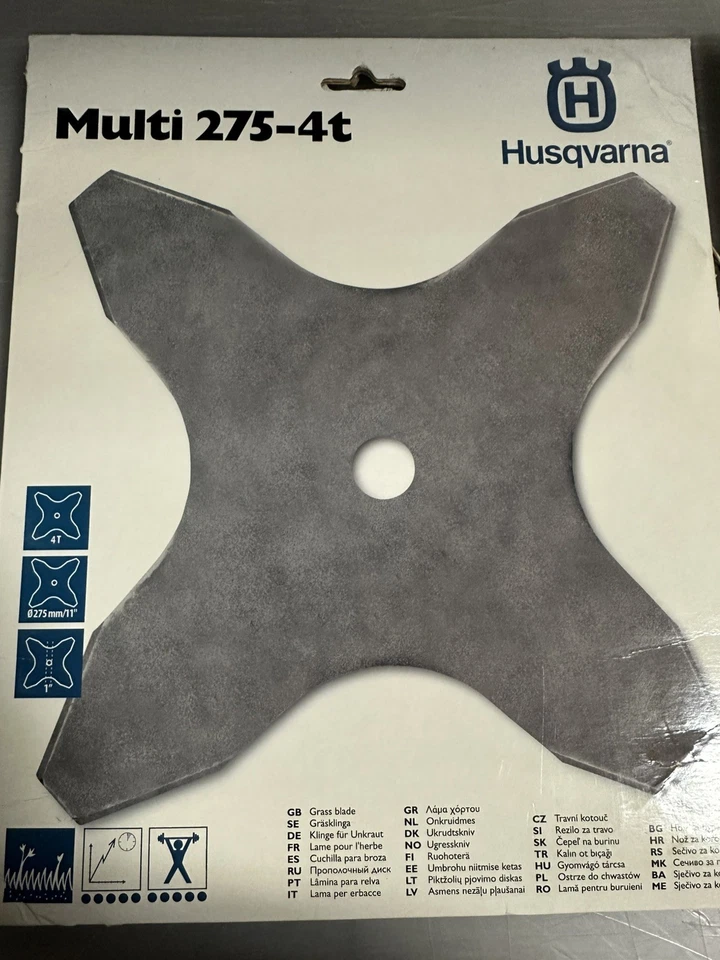 NUEVO HUSQVARNA 275-4T 4 HOJAS 20MM AGUJERO SE ADAPTA A MUCHOS RECORTADORES 578444701 OEM  Foto 1 de 4