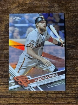 2017 San Francisco Giants Hunter Pence Topps cromo plata refractor #128 SP Foto 1 de 3