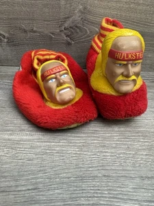 Vintage 1991 Hulk Hogan Hulkster Hausschuhe Kinder Gr. 13 XXL WWE WWF As Is BIN J - Bild 1 von 5