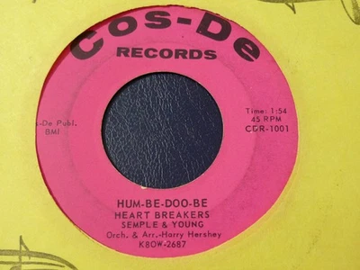 THE HEARTBREAKERS-HUM-BE-DOO-BE-COS-DE - Image 1 of 2