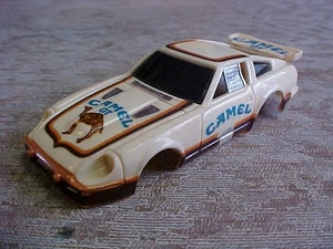 Vintage Tyco Cream Datsun 280ZX Camel GT  HO Slot Car BODY - Picture 1 of 8