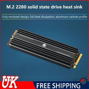 M.2 SSD Heatsink Cooler M2 2280 Solid State Hard Disk Radiator Thermal Pads - Picture 1 of 7