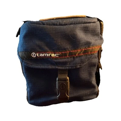 Tamrac Small Navy Padded Photographer's Camera Shoulder Bag w/Inserts - Image 1 of 4