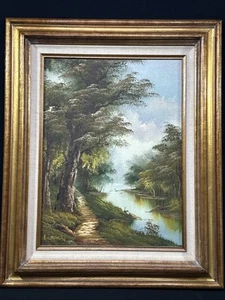 Signed IRENE CAFIERI #5 Landscape Oil Painting 12” X 16” - Picture 1 of 10