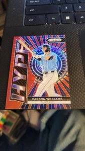 2024 Panini Prizm Baseball Hype Red Pulsar 261/399 Carson Williams Rc #13 - Picture 1 of 2