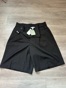 H&M schwarze Herrenshorts 67 % recyceltes Polyester Größe 34 Freizeit bequem neu mit Etikett - Bild 1 von 4
