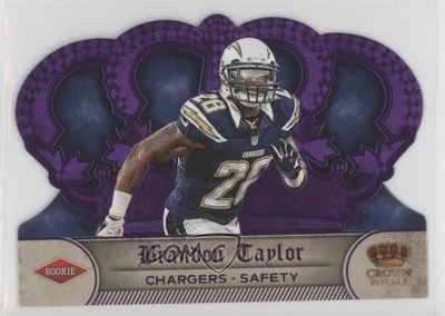 2012 Crown Royale Purple /25 Brandon Taylor #158 Rookie RC - Image 1 of 2