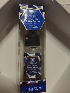 NIB Bolero Coconut & Rose Milk Facial Serum 1 Fl Oz/30ml Moisturize + Rejuvenate - Picture 1 of 1