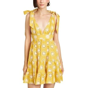 En Saison Brooke Eyelet Embroidered Cotton Mini Dress NWT Women Dress Size M - Picture 1 of 8