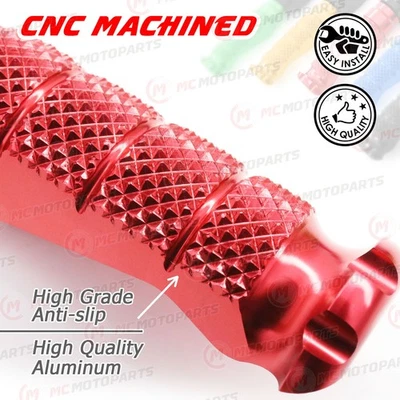 For BMW R 1200 ST 03-07 06 05 04 MCCP 40mm Extended RED Front Foot Pegs — 第 1/4 张图片
