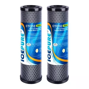 1 Micron 10" x 2.5" Whole House CTO Sedimen Water Filter Fit DuPont WFPFC8002 - Picture 1 of 8