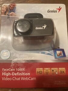 Genius FaceCam 1000X 720P HD Webcam with sensitive Microphone USB