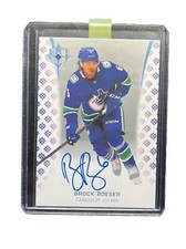 2020-21 Brock Boeser On Card Car NHL Upper Deck Ultimate Collection Hockey