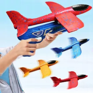 Styroporflugzeug Flugzeug Pistole Schaumstoff Segelflugzeug Wurfgleiter Katapult - Bild 1 von 10