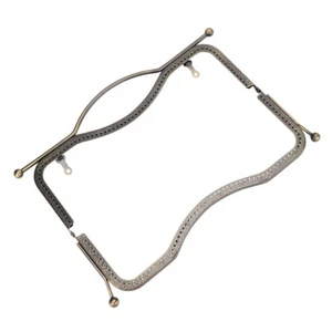 Eisen Handtasche Henkel 30x12cm Tasche Geldbeutel Gestell Zubehör Nähen Schneiderzubehör - Bild 1 von 7