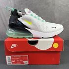 Nike Air Max 270 GS Size 4.5Y Size 6 Womens Volt White Black Sneakers