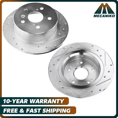 Rear Disc Brake Rotors Solid for 2007 - 2019 Nissan Sentra 2004 - 2008 Maxima - Imagem 1 de 4