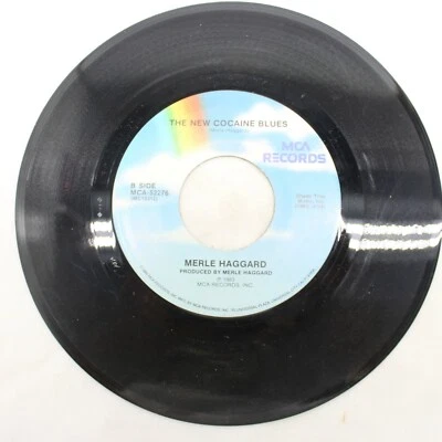Merle Haggard It's All In the Game The New Blues 45 RPM Record VG+ MCA-52276 - Image 1 of 2