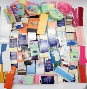Lot Of 60+ Packs Wright, Penny, Star, Coats, Trimtex Bias Tape Rick Rack Sealed - Picture 1 of 7
